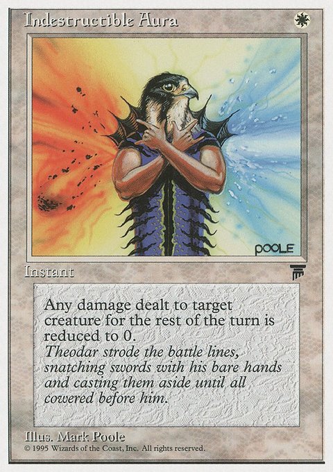 Indestructible Aura, Chronicles #7, Magic: The Gathering card