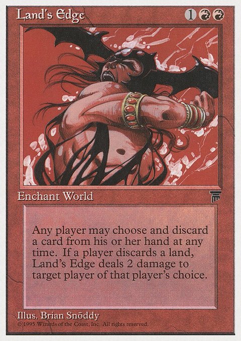 Land's Edge, Chronicles #52, Magic: The Gathering card