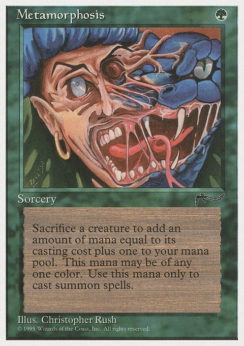 Metamorphosis, Chronicles #66, Magic: The Gathering card