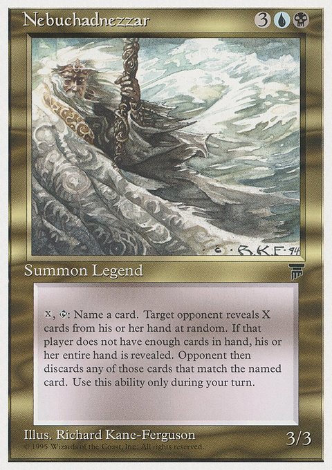 Nebuchadnezzar, Chronicles #80, Magic: The Gathering card