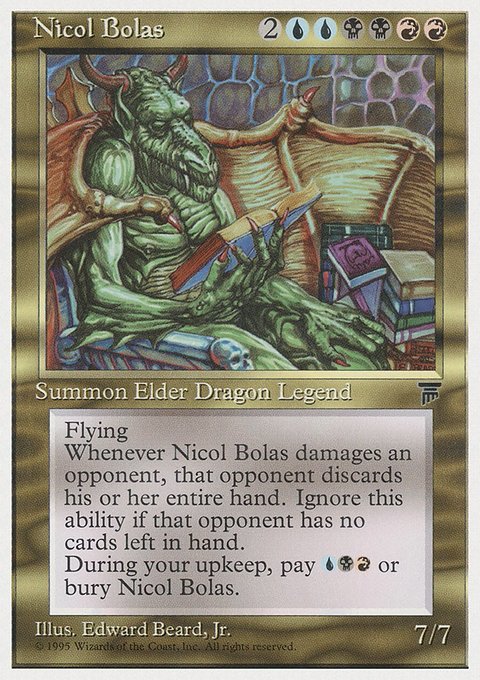 Nicol Bolas, Chronicles #81, Magic: The Gathering card