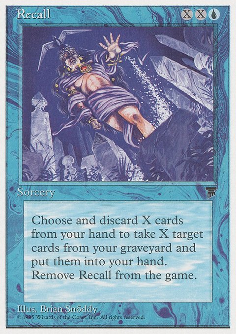 Recall, Chronicles #24, Magic: The Gathering card