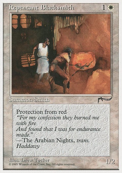 Repentant Blacksmith, Chronicles #11, Magic: The Gathering card