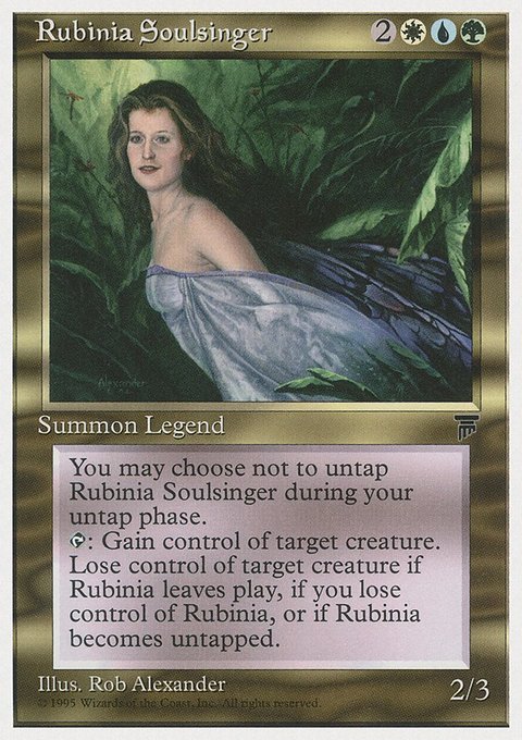Rubinia Soulsinger, Chronicles #83, Magic: The Gathering card