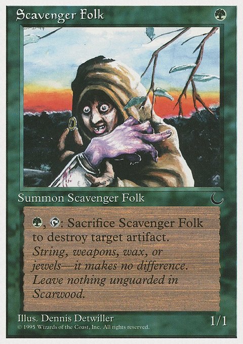 Scavenger Folk, Chronicles #69, Magic: The Gathering card