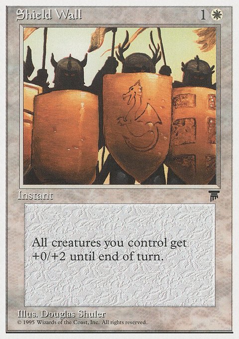 Shield Wall, Chronicles #12, Magic: The Gathering card