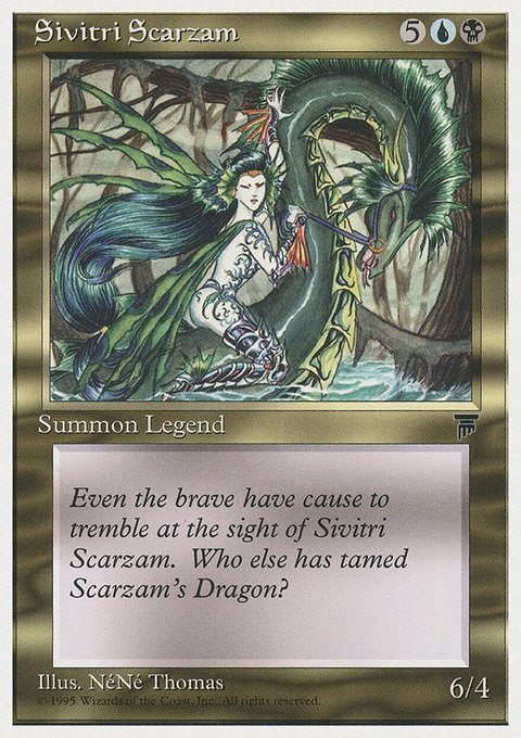 Sivitri Scarzam, Chronicles #84, Magic: The Gathering card