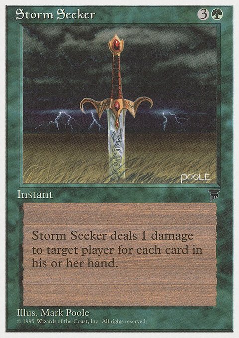 Storm Seeker, Chronicles #70, Magic: The Gathering card