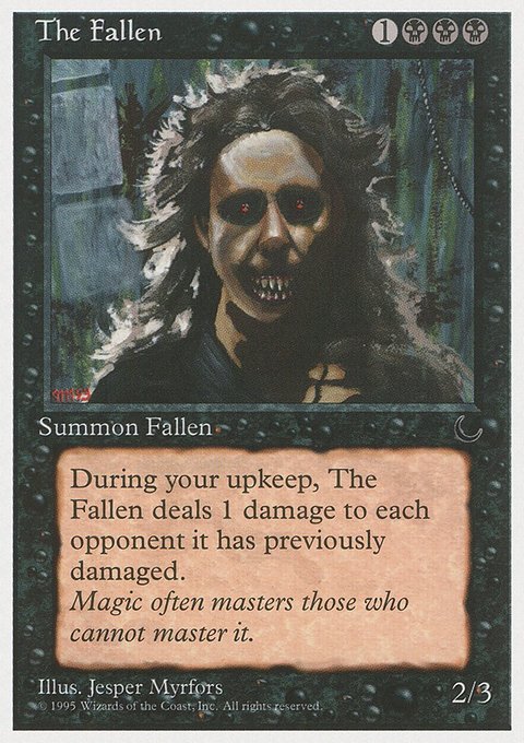 The Fallen, Chronicles #38, Magic: The Gathering card