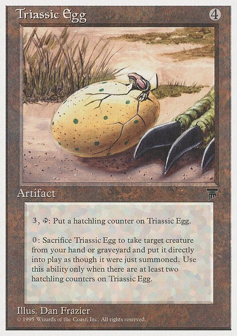 Triassic Egg, Chronicles #110, Magic: The Gathering card