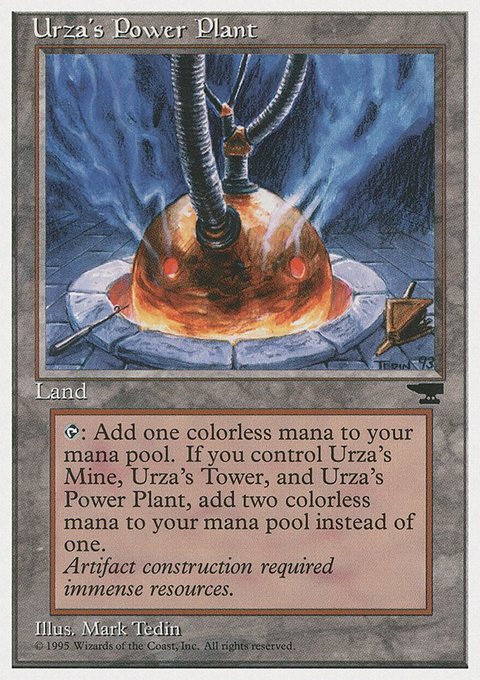 Urza's Power Plant, Chronicles #115d, Magic: The Gathering card