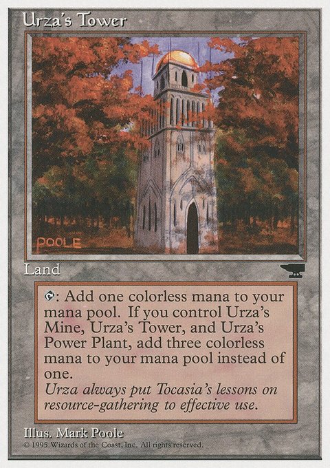 Urza's Tower, Chronicles #116a, Magic: The Gathering card