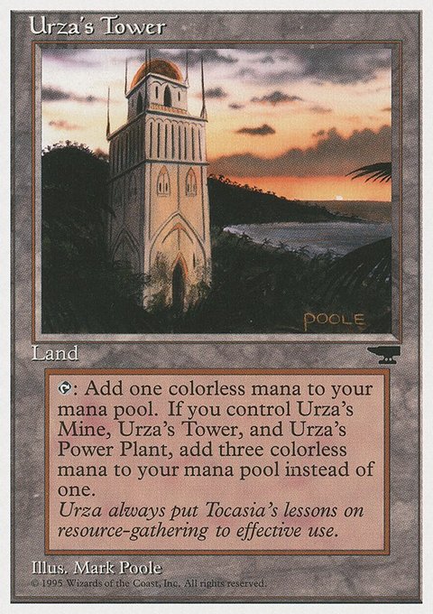 Urza's Tower, Chronicles #116d, Magic: The Gathering card