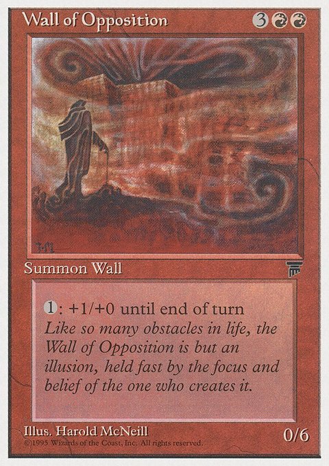 Wall of Opposition, Chronicles #56, Magic: The Gathering card