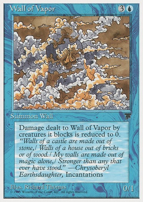 Wall of Vapor, Chronicles #27, Magic: The Gathering card
