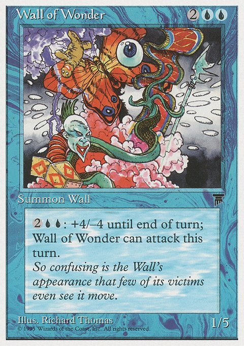 Wall of Wonder, Chronicles #28, Magic: The Gathering card