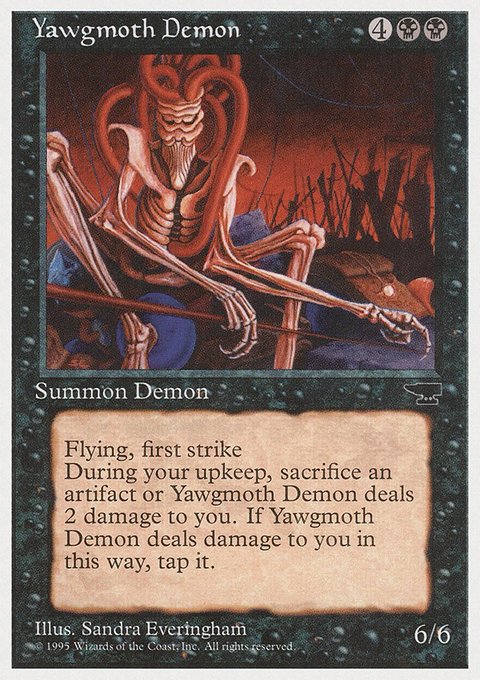 Yawgmoth Demon, Chronicles #42, Magic: The Gathering card