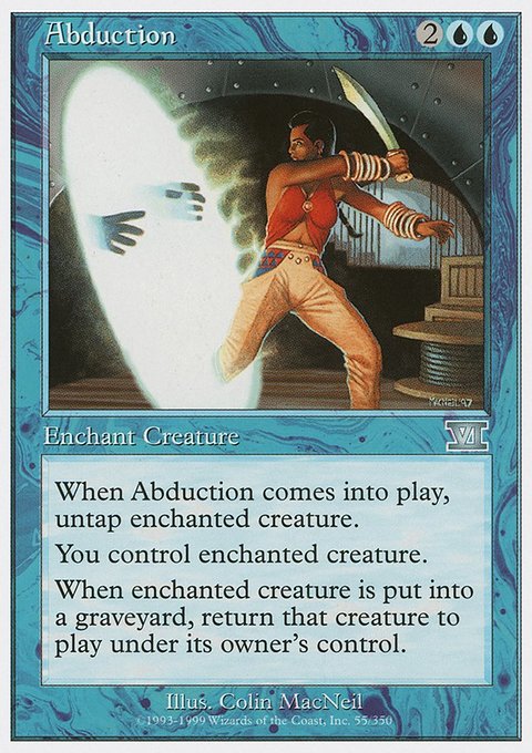 Abduction, Classic Sixth Edition #55, Magic: The Gathering card