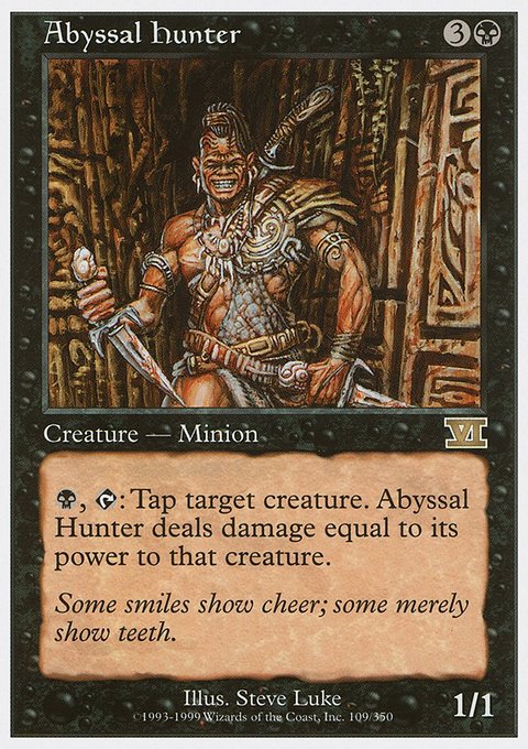 Abyssal Hunter, Classic Sixth Edition #109, Magic: The Gathering card