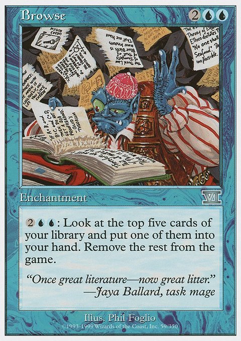 Browse, Classic Sixth Edition #59, Magic: The Gathering card