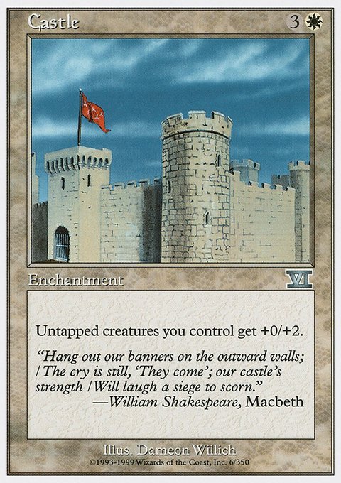 Castle, Classic Sixth Edition #6, Magic: The Gathering card