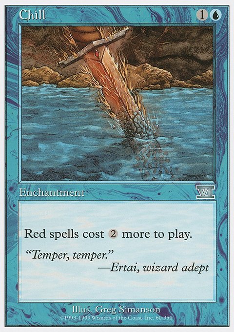 Chill, Classic Sixth Edition #60, Magic: The Gathering card