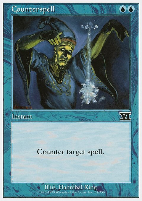 Counterspell, Classic Sixth Edition #61, Magic: The Gathering card