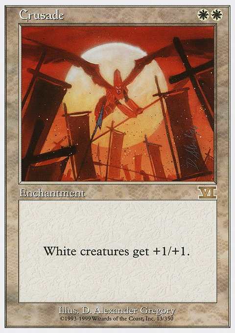 Crusade, Classic Sixth Edition #13, Magic: The Gathering card