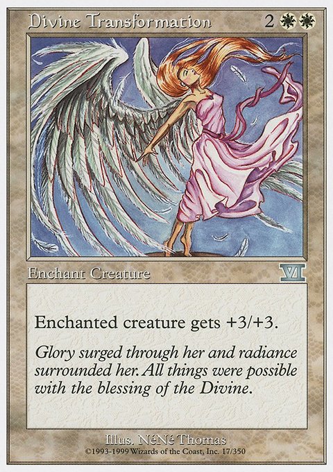 Divine Transformation, Classic Sixth Edition #17, Magic: The Gathering card