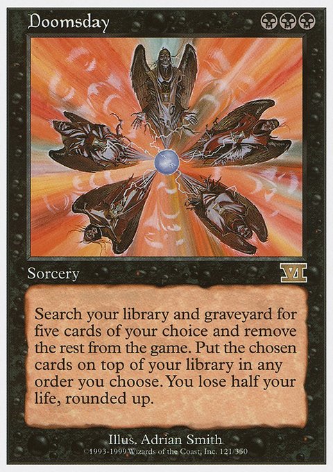 Doomsday, Classic Sixth Edition #121, Magic: The Gathering card