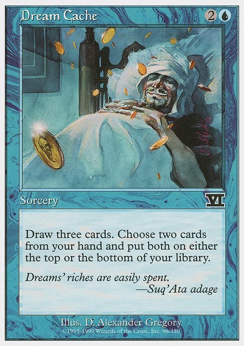 Dream Cache, Classic Sixth Edition #66, Magic: The Gathering card