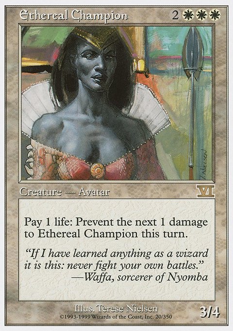 Ethereal Champion, Classic Sixth Edition #20, Magic: The Gathering card