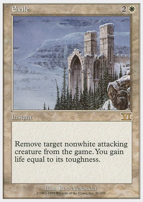 Exile, Classic Sixth Edition #21, Magic: The Gathering card