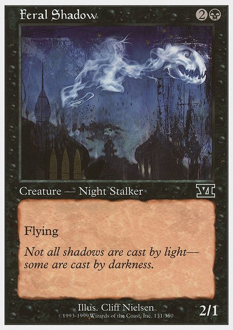 Feral Shadow, Classic Sixth Edition #131, Magic: The Gathering card