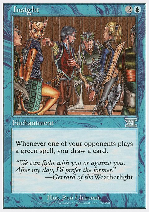 Insight, Classic Sixth Edition #75, Magic: The Gathering card