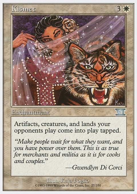 Kismet, Classic Sixth Edition #27, Magic: The Gathering card