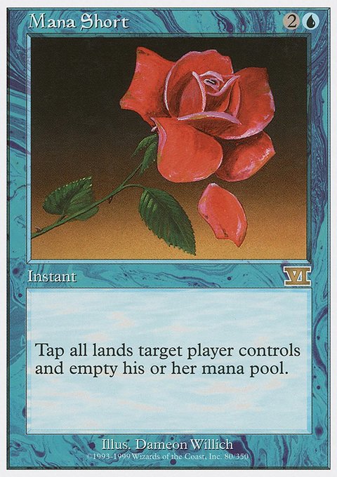 Mana Short, Classic Sixth Edition #80, Magic: The Gathering card