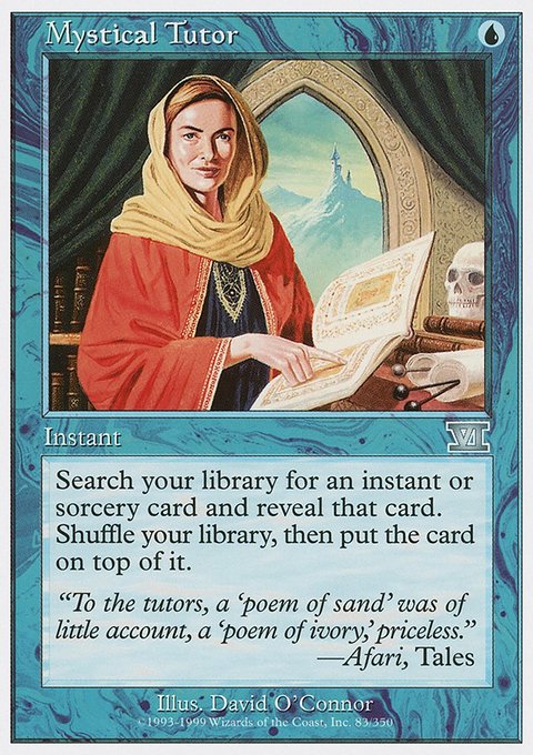 Mystical Tutor, Classic Sixth Edition #83, Magic: The Gathering card