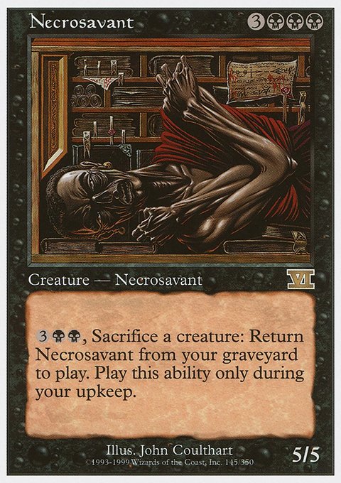 Necrosavant, Classic Sixth Edition #145, Magic: The Gathering card