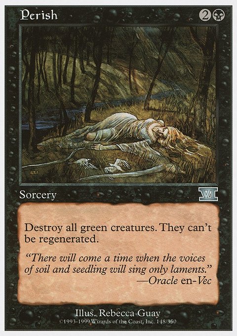 Perish, Classic Sixth Edition #148, Magic: The Gathering card