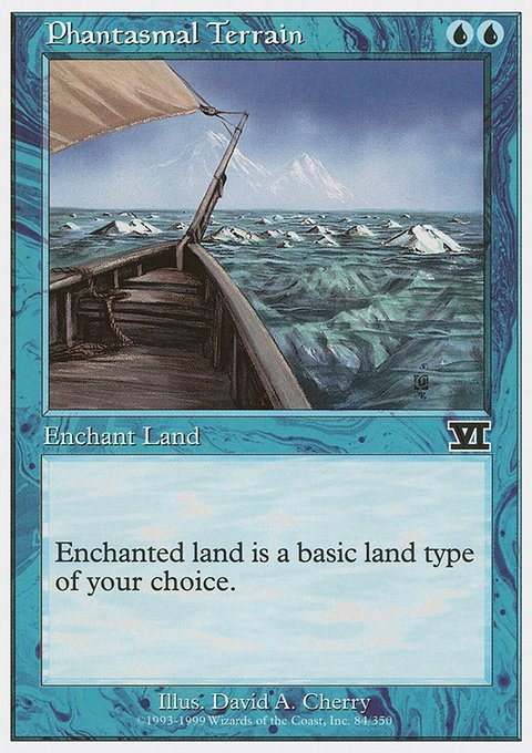 Phantasmal Terrain, Classic Sixth Edition #84, Magic: The Gathering card