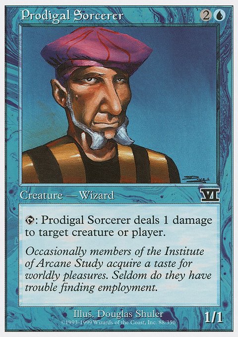 Prodigal Sorcerer, Classic Sixth Edition #88, Magic: The Gathering card