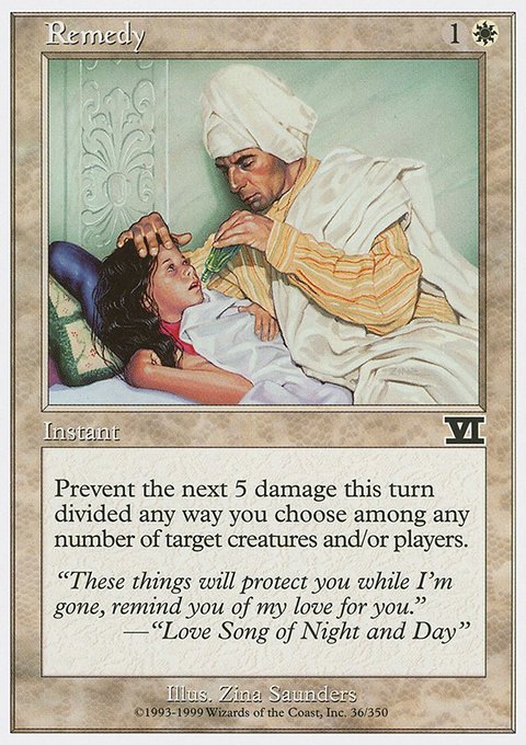 Remedy, Classic Sixth Edition #36, Magic: The Gathering card