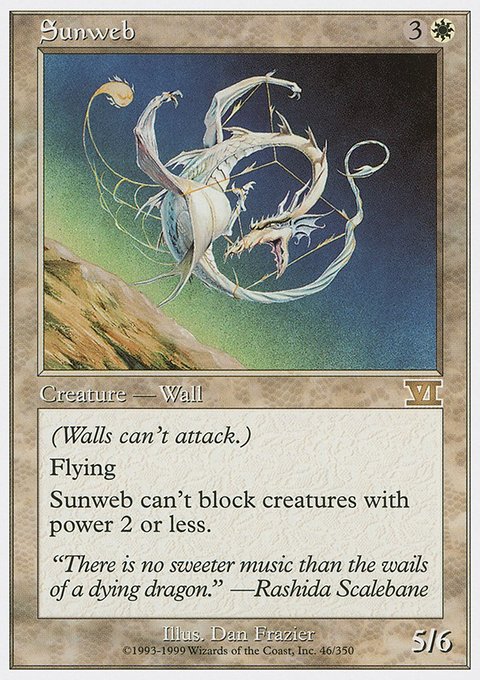 Sunweb, Classic Sixth Edition #46, Magic: The Gathering card