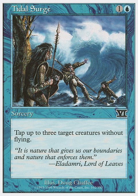 Tidal Surge, Classic Sixth Edition #102, Magic: The Gathering card