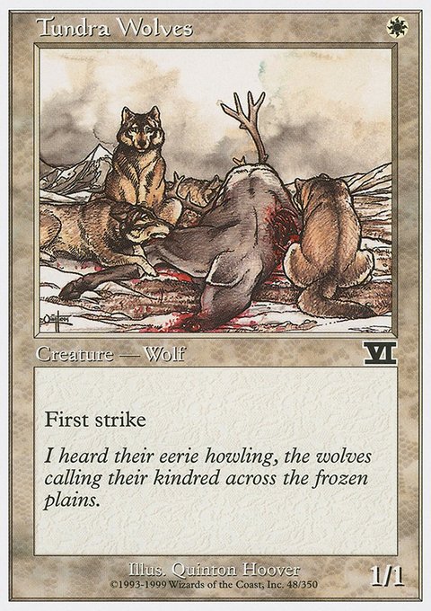 Tundra Wolves, Classic Sixth Edition #48, Magic: The Gathering card