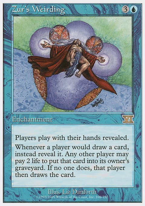 Zur's Weirding, Classic Sixth Edition #108, Magic: The Gathering card