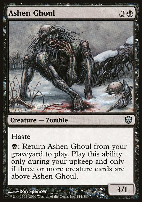 Ashen Ghoul, Coldsnap Theme Decks #114, Magic: The Gathering card