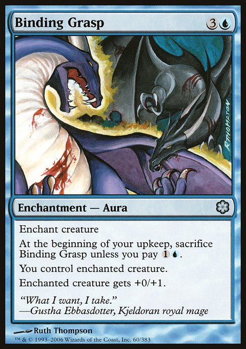 Binding Grasp, Coldsnap Theme Decks #60, Magic: The Gathering card