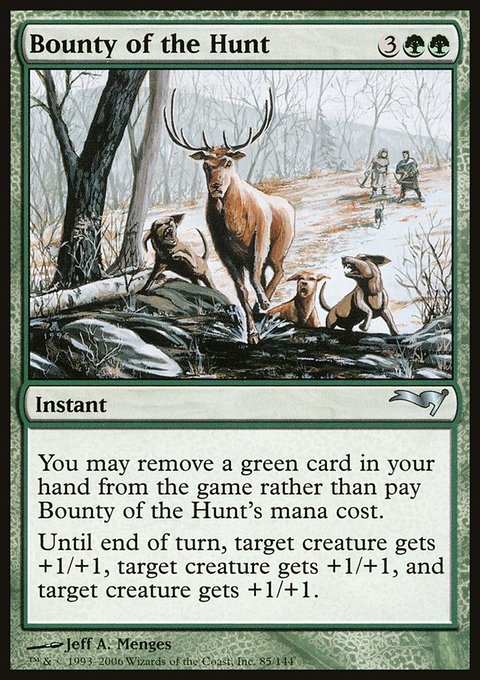 Bounty of the Hunt, Coldsnap Theme Decks #85, Magic: The Gathering card